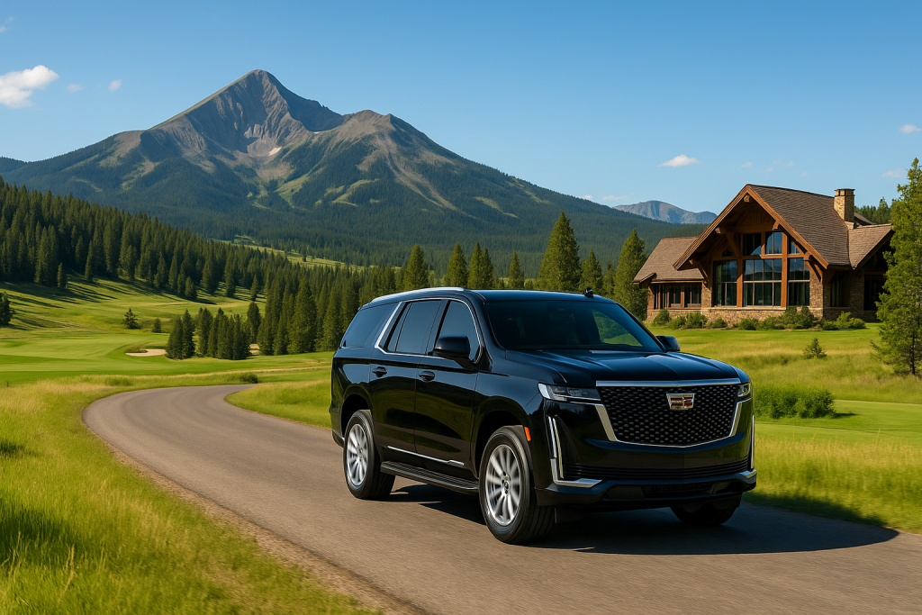 Luxury 4wd Cadillac Escalade Rental Delivered To Spanish Peaks Mountain Club