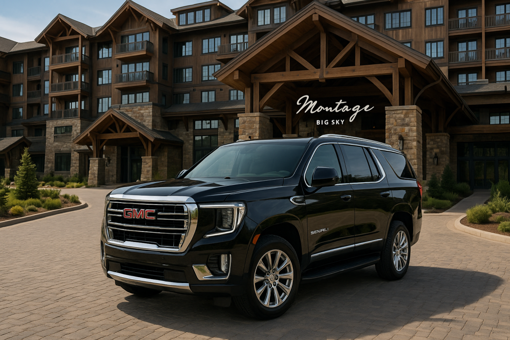 Luxury Gmc Yukon 4wd Suv Car Rental Delivery To Montage Big Sky