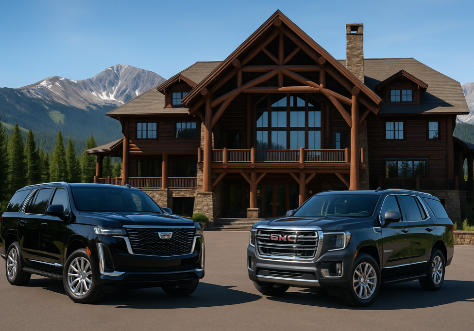 Luxury Cadillac And Gmc Suv 4wd Rentals Delivered To The Yellowstone Club In Montana